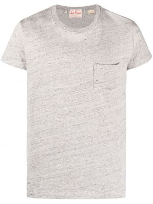 T-shirt con scollo tondo Levi's grigio