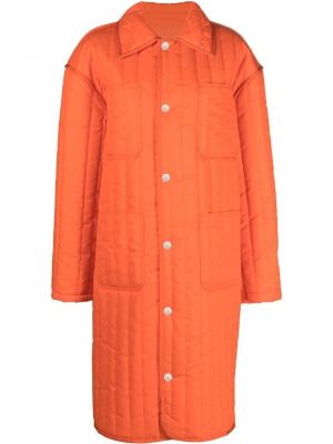 Płaszcz pikowany klasyczne Heron Preston - pomarańczowy