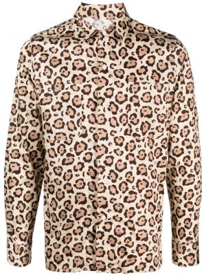 Leopardí bavlněná košile s potiskem Fursac