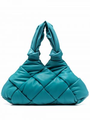 Nákupná taška Bottega Veneta modrá