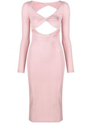 Μάξι φόρεμα Materiel ροζ