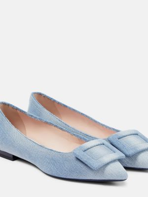 Balerina cipők Roger Vivier kék