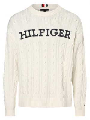 Sweter oversize Tommy Hilfiger biały