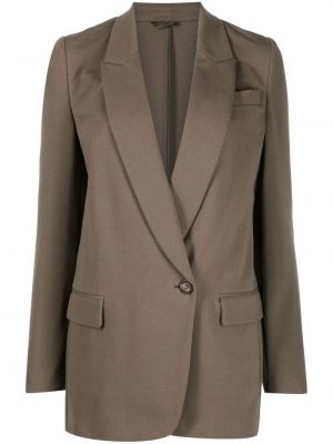 Lang blazer Brunello Cucinelli grønn