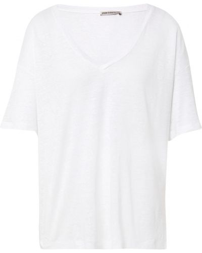 Меланж тениска Drykorn бяло