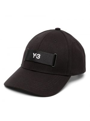 Șapcă cu broderie Y-3 negru