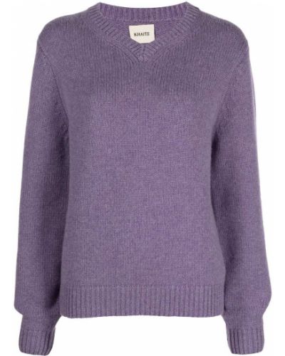 Jersey de tela jersey Khaite violeta