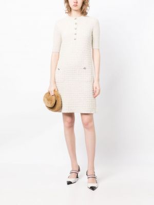 Sukienka mini tweedowa Chanel Pre-owned
