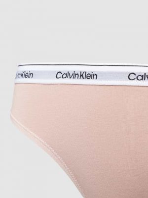 Slipy w jednolitym kolorze Calvin Klein Underwear różowe