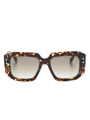 Sonnenbrille mit print Isabel Marant Eyewear braun
