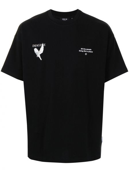 Camiseta con estampado Five Cm negro
