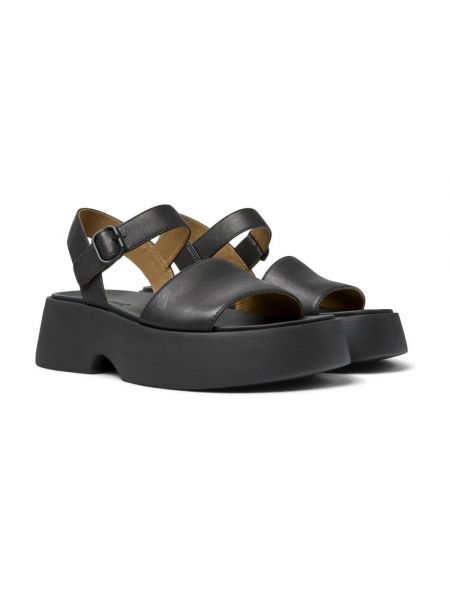 Sandale ohne absatz Camper schwarz
