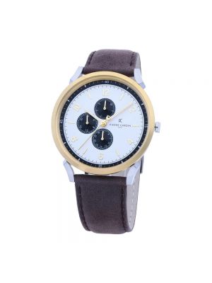 Brązowy zegarek Pierre Cardin