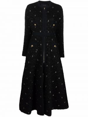 Cipzáras kabát Giambattista Valli fekete