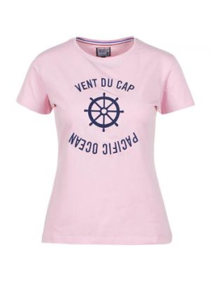 Koszulka z krótkim rękawem Vent Du Cap różowa
