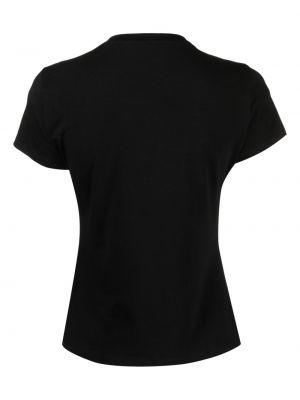 Krajkové tričko s potiskem Liu Jo černé