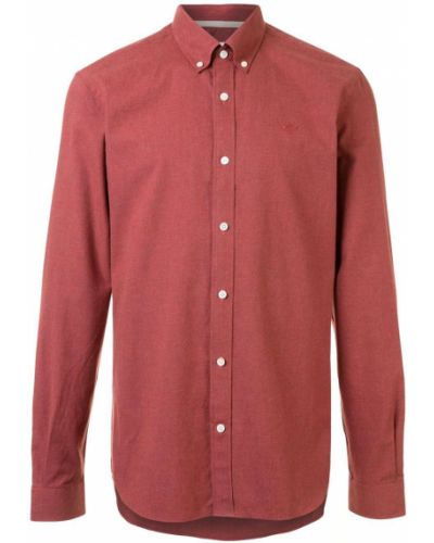 Camisa con bordado Gieves & Hawkes rojo
