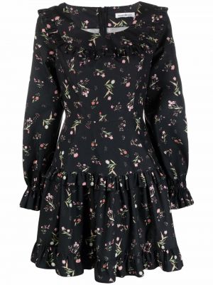 Mini-abito Roses & Lace, il nero
