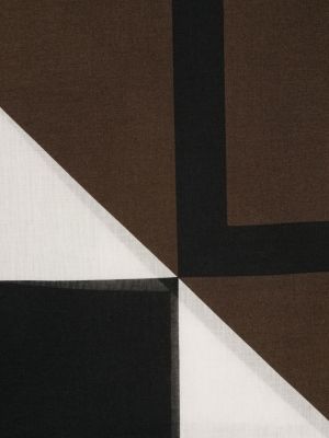 Echarpe à imprimé à motif géométrique Saint Laurent
