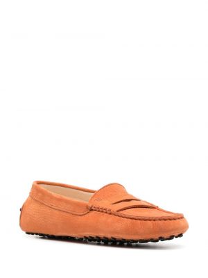 Seemisnahksed loafer-kingad Tod's oranž
