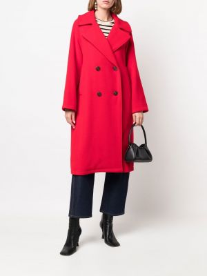 Płaszcz wełniany Mackintosh czerwony