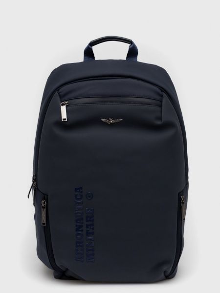 Синий однотонный рюкзак Aeronautica Militare