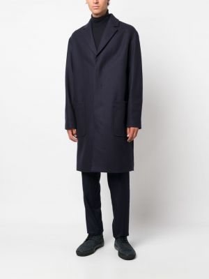 Vlněný kabát Calvin Klein černý