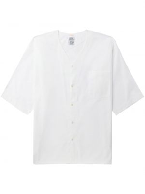 Риза с принт Wacko Maria бяло