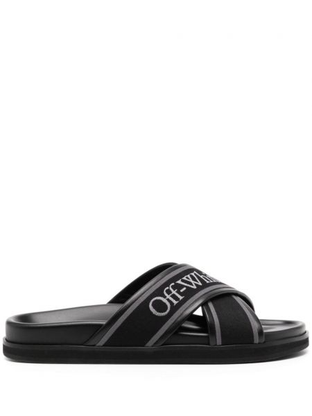 Tongs brodeés Off-white