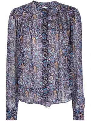 Geblümte hemd mit print Marant Etoile blau