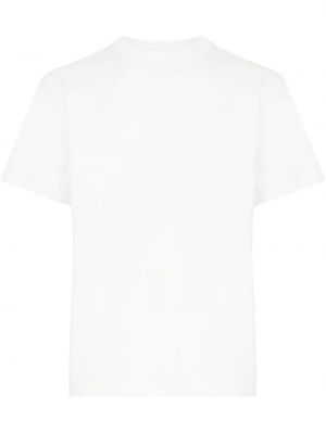 Koszulka bawełniana Giuseppe Zanotti biała