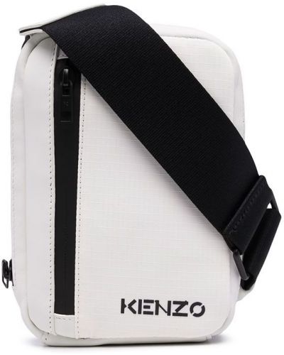Bolsa con estampado Kenzo blanco