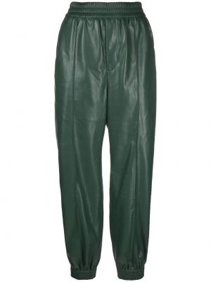 Rovné kalhoty Nanushka zelené