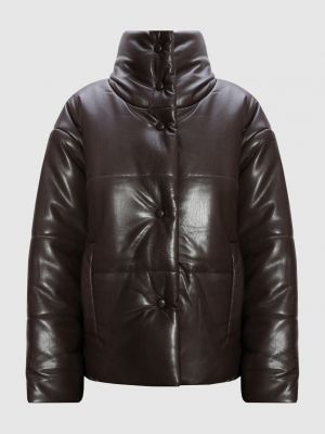 Стеганая куртка Nanushka коричневая