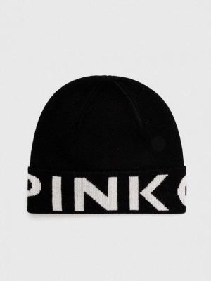Шерстяная шапка Pinko черная