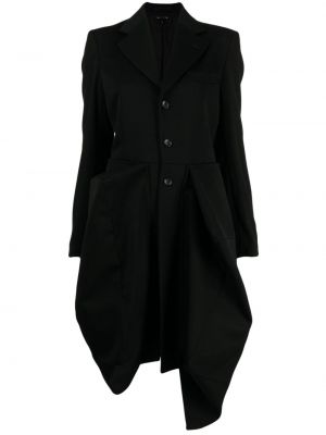 Асиметрично палто Comme Des Garçons черно