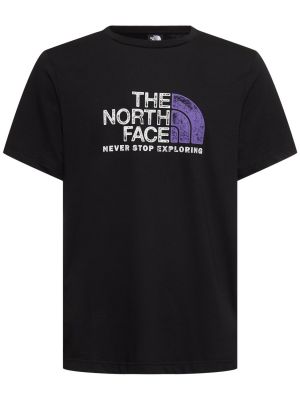 T-krekls ar apdruku The North Face melns
