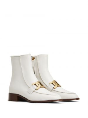 Leder ankle boots Tod's weiß