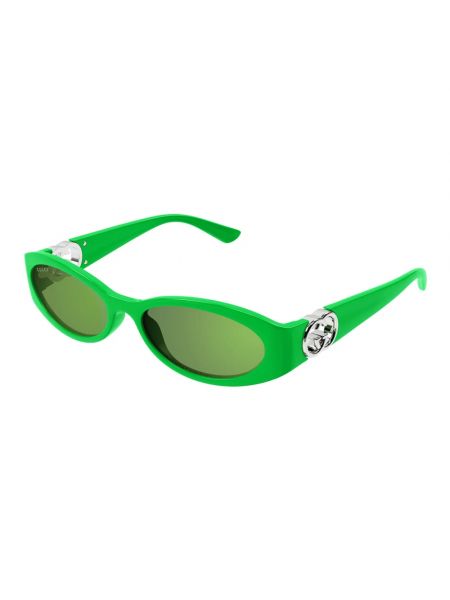 Okulary przeciwsłoneczne retro Gucci zielone