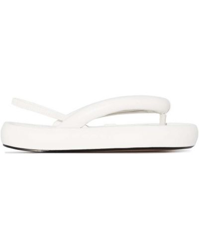 Dabīgās ādas sandales Isabel Marant balts
