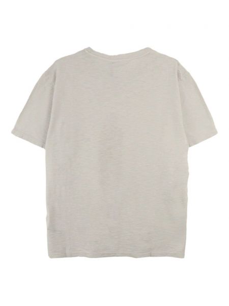 Kokvilnas t-krekls ar kabatām Barena pelēks