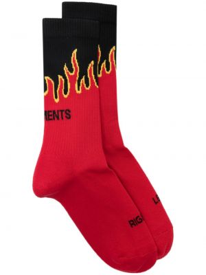 Памучни чорапи с принт Vetements