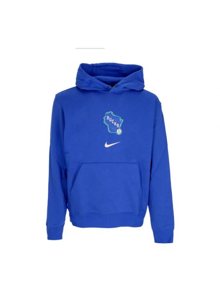 Bluza z kapturem Nike niebieska