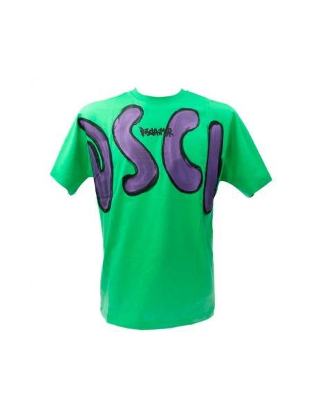 Koszulka z nadrukiem casual Disclaimer zielona