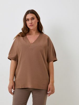 Блузка Le Monique коричневая