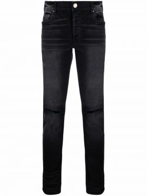 Smal skinny fit-jeans Amiri svart