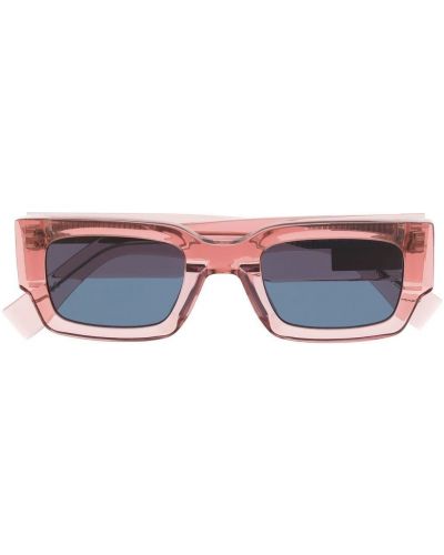 Kwadratowe okulary przeciwsłoneczne Tommy Hilfiger - niebieski