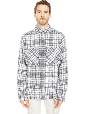 Куртка Tweed Fitted Overshirt Faith Connexion, Ecru/Navy