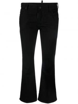 Låg midja flare jeans Dsquared2 svart