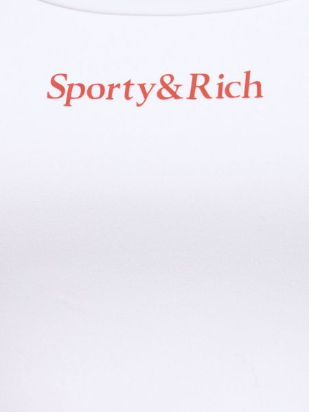 Canotta Sporty & Rich bianco